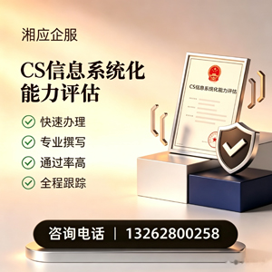 衡水CS信息系统化能力评估申报服务