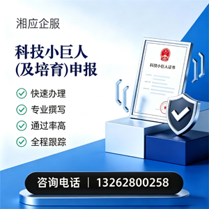 衡水科技小巨人及培育企业申报服务