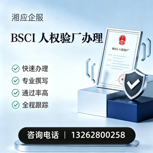 衡水BSCI人权验厂申请服务